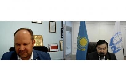 ZOOM платформасында Конфессияаралық және өркениетаралық диалогты дамыту жөніндегі Н.Назарбаев орталығының Басқарма Төрағасы Б.Сәрсенбаевтың «Казахстанская правда» Республикалық газеті» АҚ Басқарма төрағасы В.Пащенкомен жұмыс кездесуі өтті