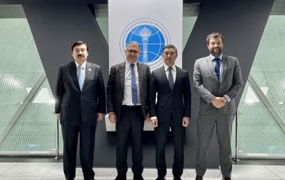 The French Ambassador visited the International Center for an introductory meeting