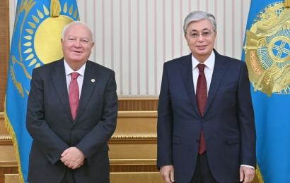 Президент РК принял Высокого представителя Генсекретаря ООН по Альянсу цивилизаций