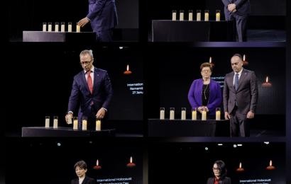 Астанада Холокост құрбандарын еске алды: Бейбітшілік және келісім сарайындағы халықаралық рәсім